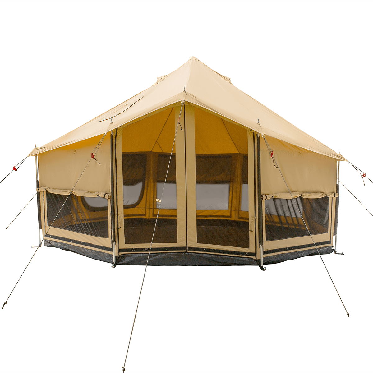 White Duck Outdoors 14' Altimus Bell Tent Four Season Canvas Glamping Tent