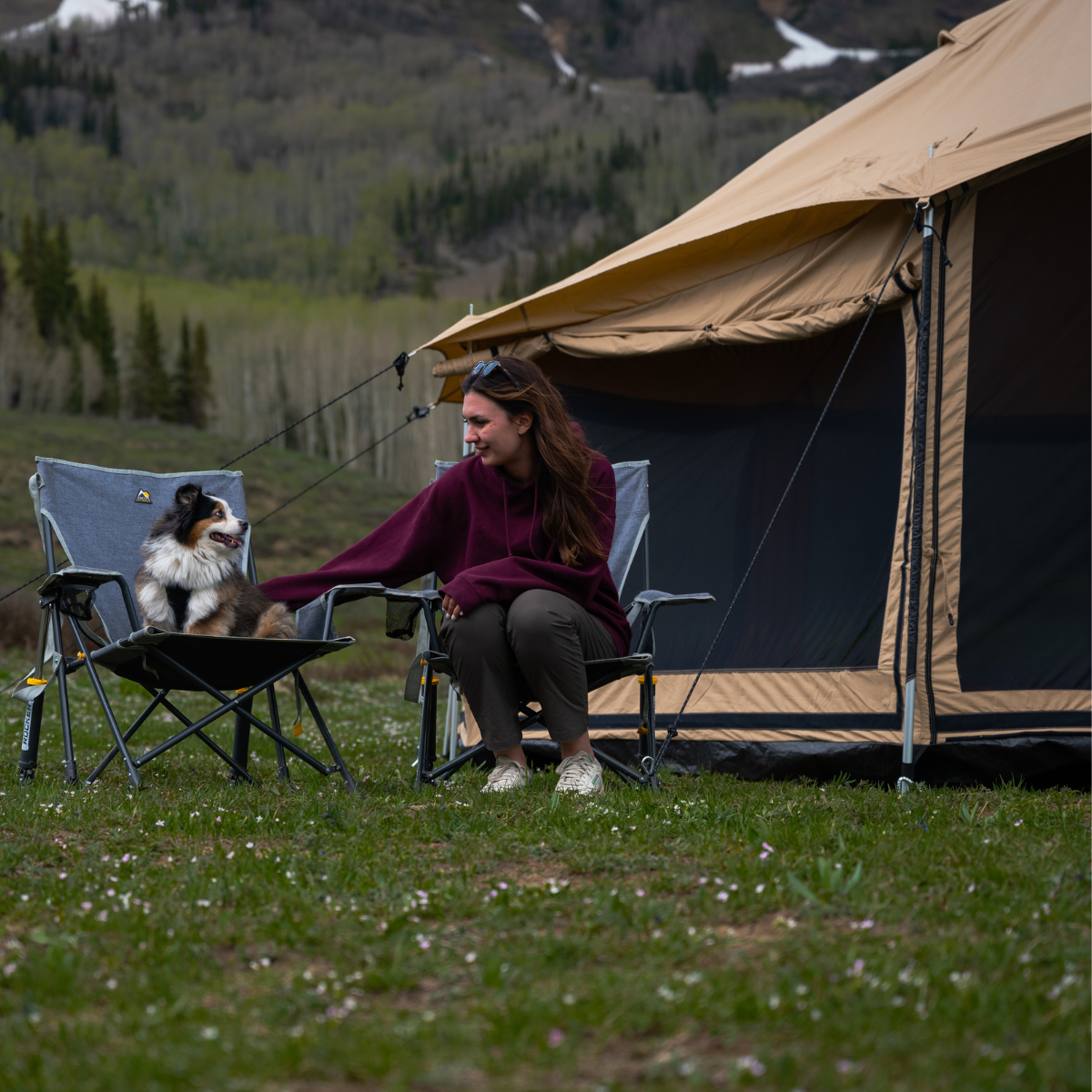 White Duck Outdoors 14' Altimus Bell Tent Four Season Canvas Glamping Tent