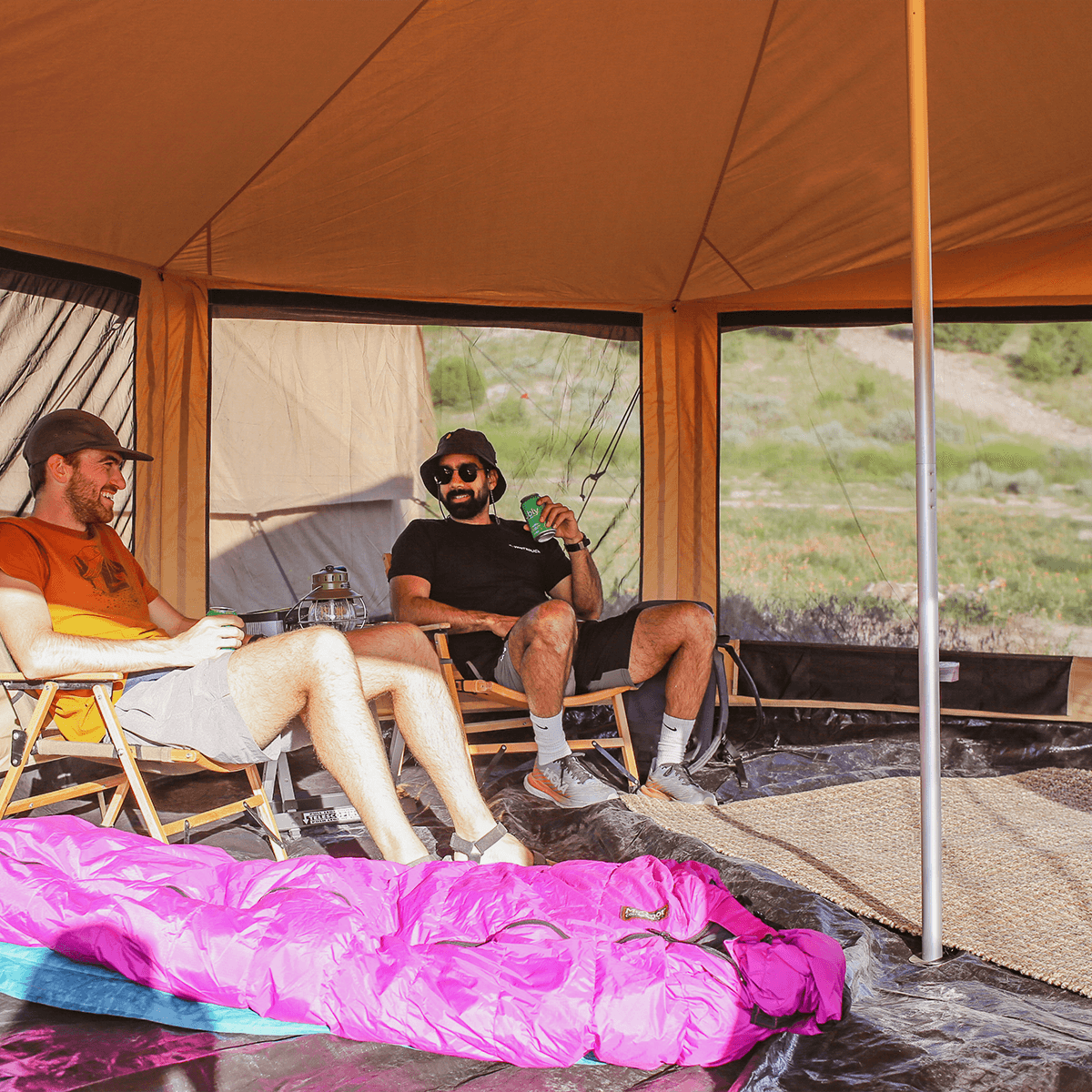 White Duck Outdoors 14' Altimus Bell Tent Four Season Canvas Glamping Tent