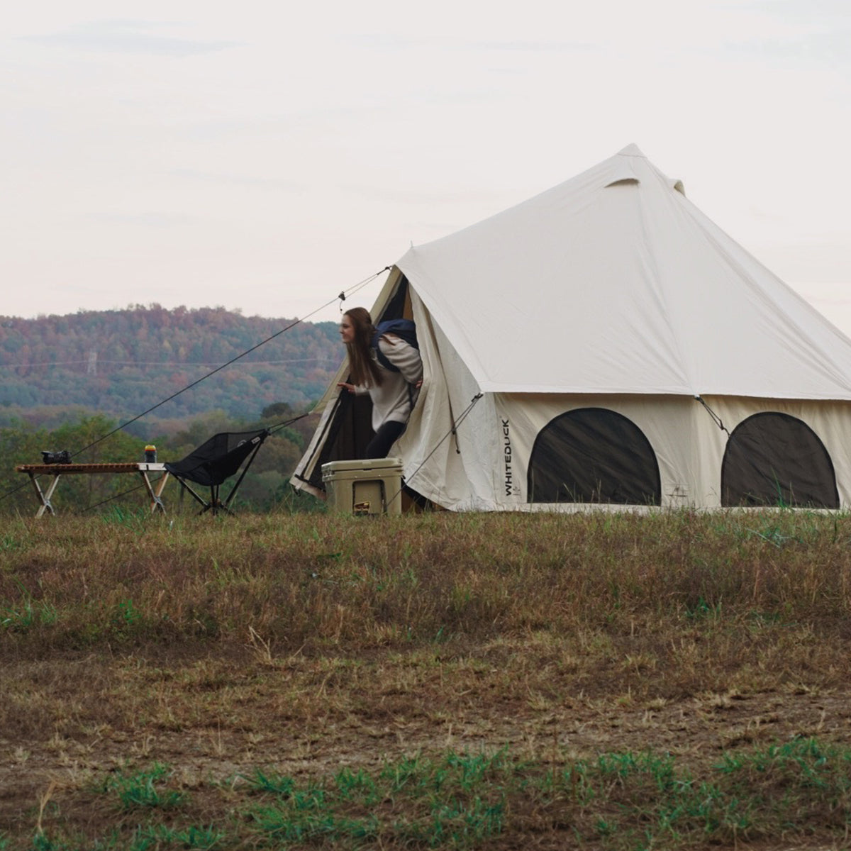 White Duck Outdoors 13' Avalon Bell Tent Family Camping Luxury Yurt