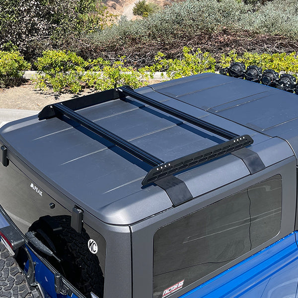 Badass Tents 2021-24 Ford Bronco 2 Door Rear only Short Roof Rack for Hardtop – NEW 2.0 ALUMINUM