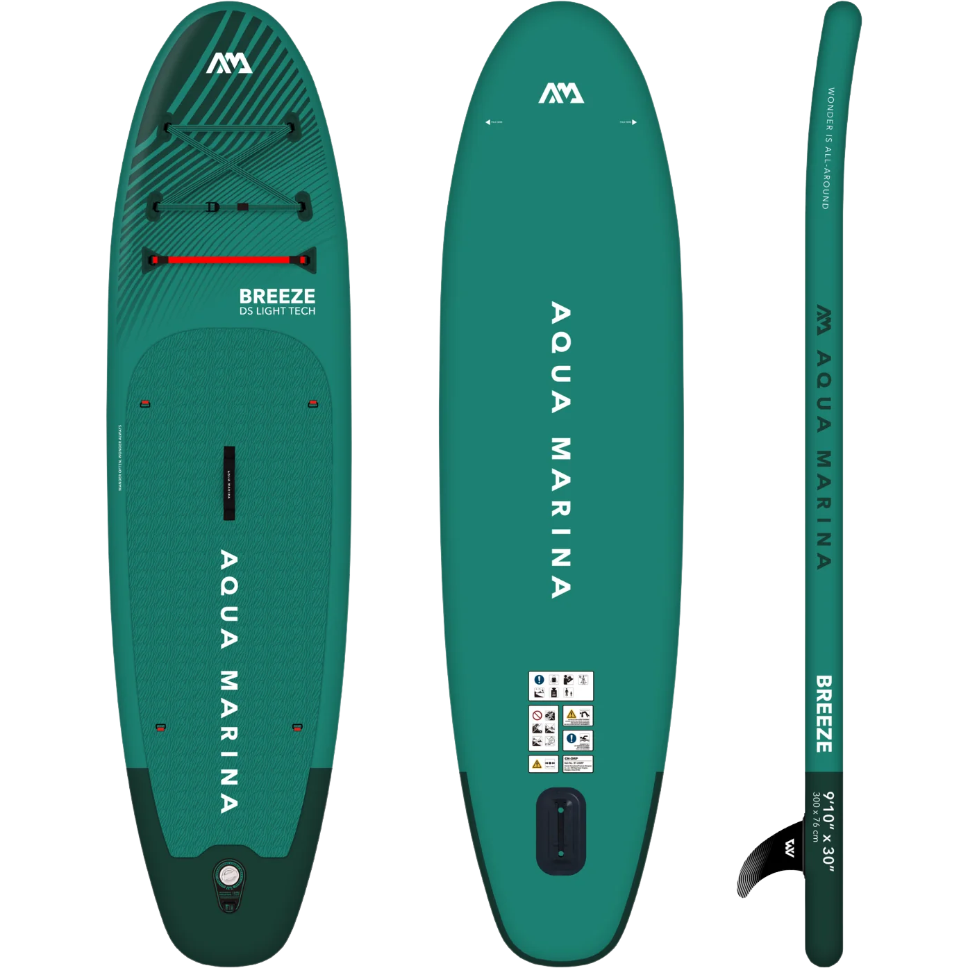 Aqua Marina BT-23BRP Breeze 9'10" Inflatable Stand Up Paddle Board All-Around Series New