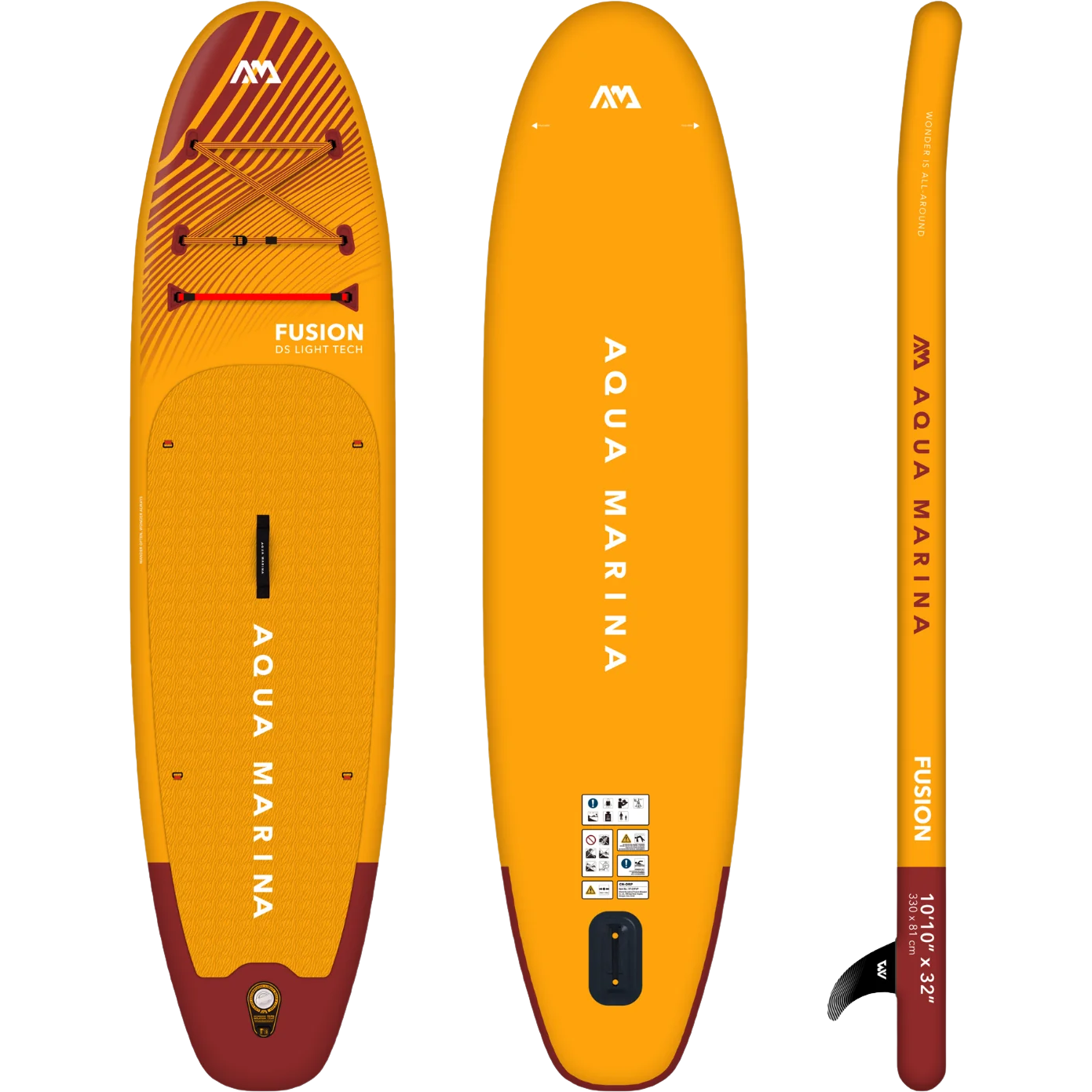 Aqua Marina BT-23FUP Fusion 10'10" Inflatable Stand Up Paddle Board All-Around Series